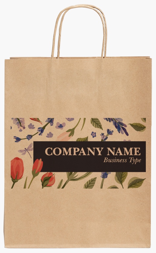 Design Preview for Design Gallery: Agriculture & Farming Standard Kraft Paper Bags, 24 x 11 x 31 cm