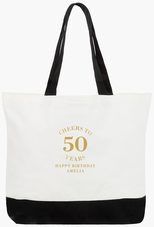 A 50 years 50 yellow design for Elegant