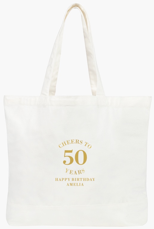A 50 years 50 yellow design for Elegant