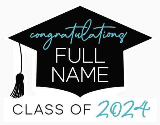Design Preview for Graduation Lawn Signs Templates, 17" x 22" Horizontal