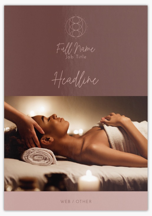 Design Preview for Design Gallery: Health & Wellness Postcards, A5 (148 x 210 mm)