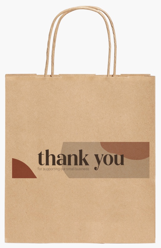 Design Preview for Design Gallery: Crafts Standard Kraft Paper Bags, 19 x 8 x 21 cm