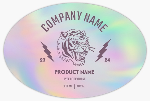 Design Preview for Tattoo & Body Piercing Roll Labels Templates, 4" x 6"