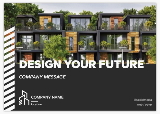 Design Preview for Design Gallery: Real Estate Development Postcards, A6