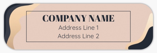 Design Preview for Cosmetics & Perfume Return Address Labels Templates, White Paper