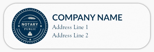 Design Preview for Design Gallery: Business Services Return Address Labels, White Paper