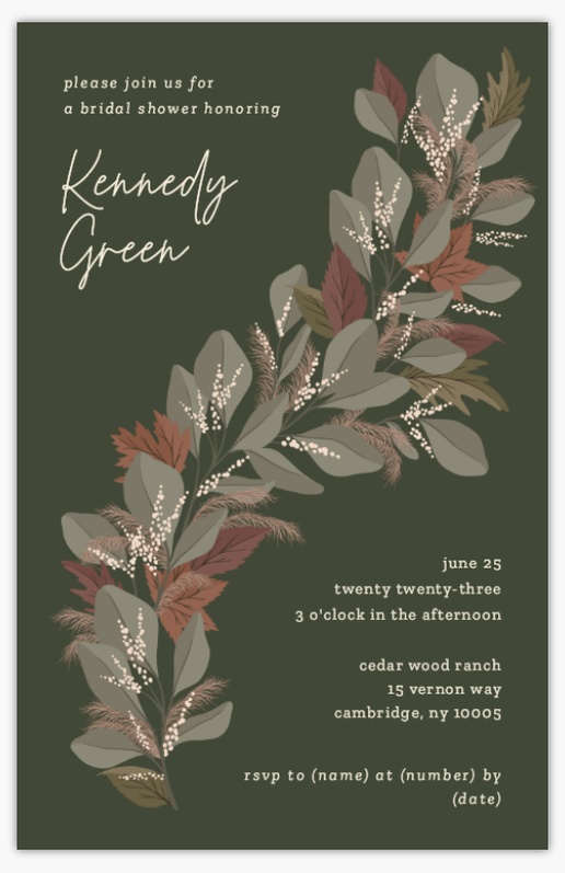 A fall nature brown gray design for Type
