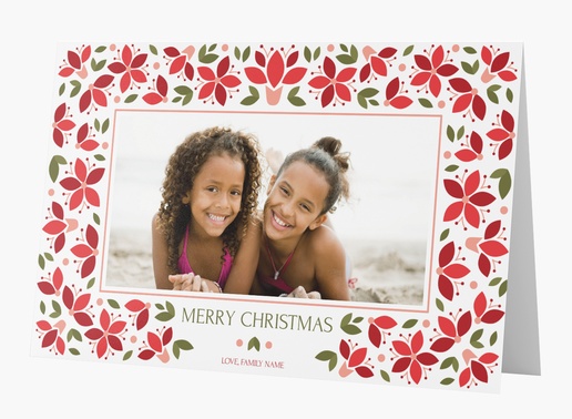 A red florals red and green white red design for Theme with 1 uploads