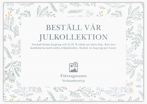 Förhandsgranskning av design för Designgalleri: Jul & helgdagar Vykort, A5 (148 x 210 mm)