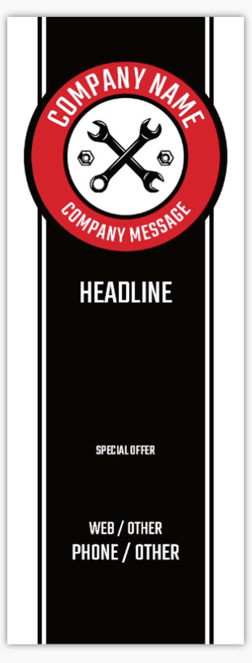 Design Preview for Retro & Vintage Retractable Banners Templates, Small Single Sided 