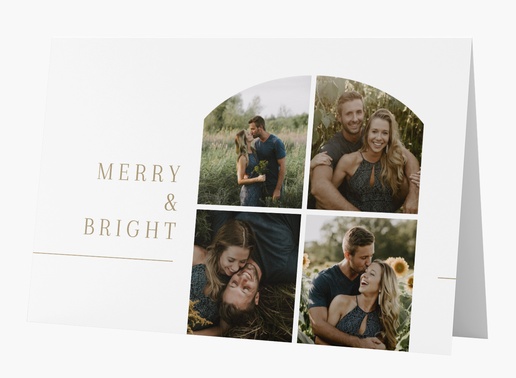 Design Preview for  Christmas Cards Templates, Folded 4.6" x 7.2" 