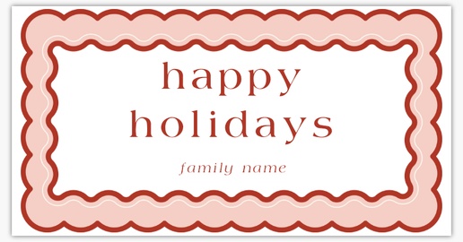 A frame colorful holiday gray red design for Holiday