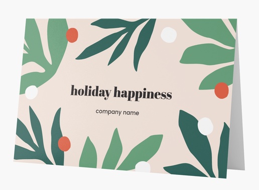 A christmas happy holidays cream gray design for Business