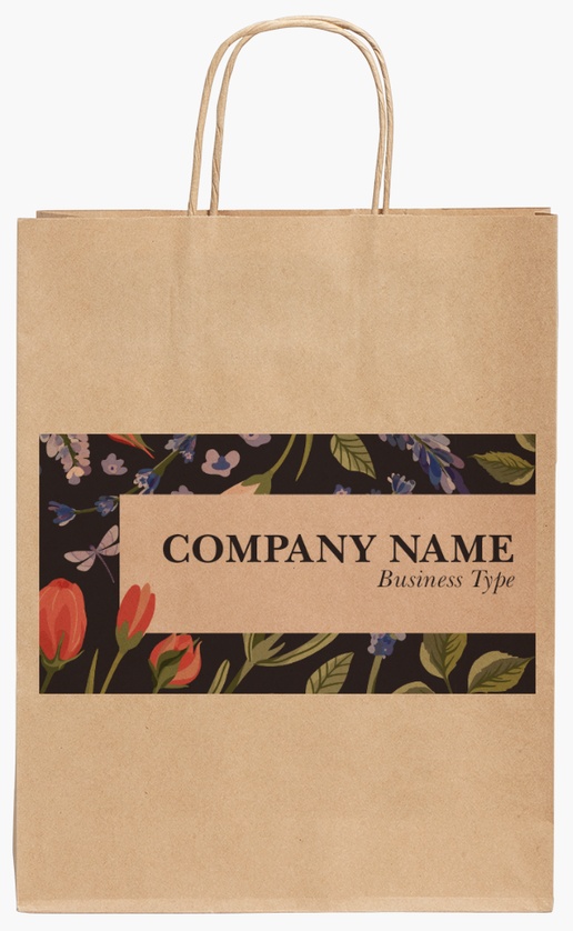 Design Preview for Design Gallery: Art & Entertainment Standard Kraft Paper Bags, 240 x 110 x 310 mm