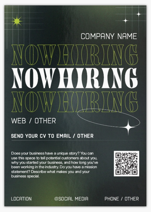 Design Preview for Design Gallery: Recruiting & Temporary Agencies Postcards, A6 (105 x 148 mm)