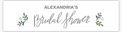 Design Preview for Design Gallery: Bridal Shower Paper Bags, Small (7.5" x 3.1" x 8.3")