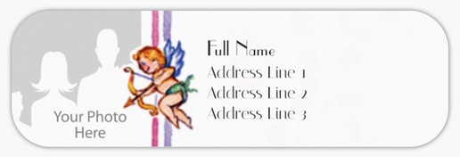 Design Preview for Religious Return Address Labels Templates, White Paper