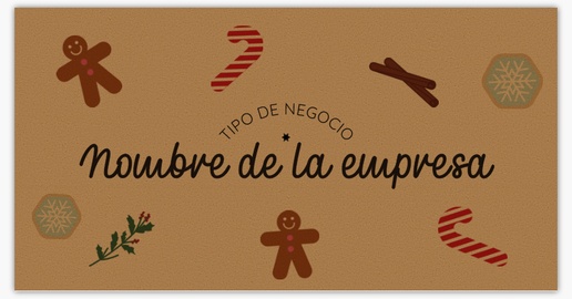 Un la navidad días festivos diseño negro marrón para Navidad