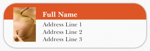 Design Preview for Writing & Editing Return Address Labels Templates, White Paper