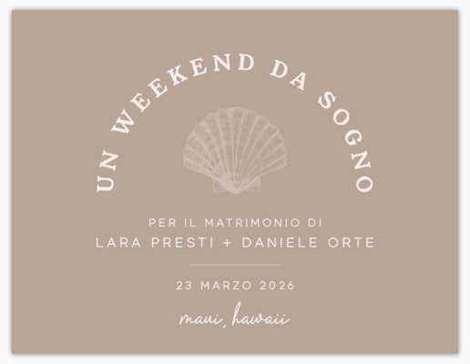 Anteprima design per Galleria di design: biglietti save the date per nautica, 13,9 x 10,7 cm