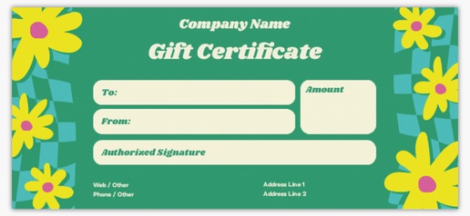 Design Preview for Design Gallery: Fun & Whimsical Gift Certificates