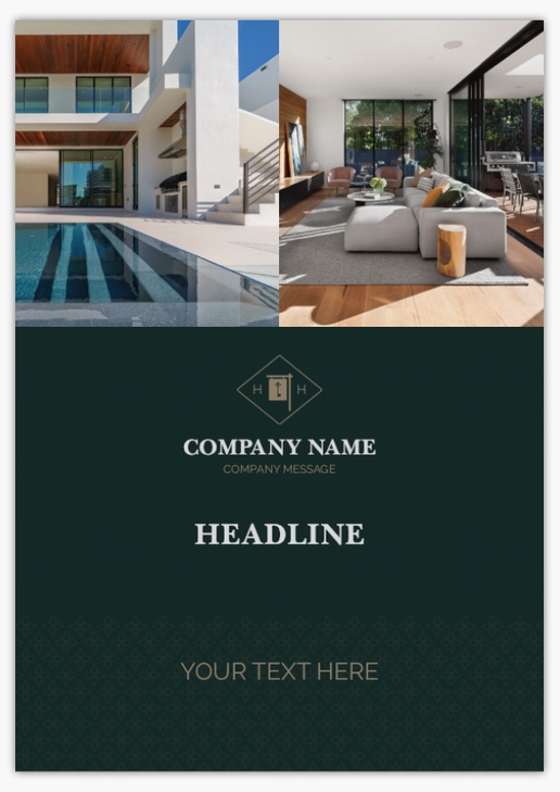 Design Preview for Templates for Property & Estate Agents Postcards , A5