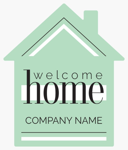 A welcome home simple cream gray design for Modern & Simple