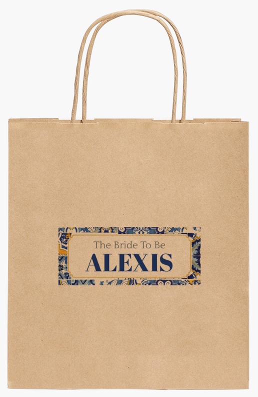 Design Preview for Design Gallery: Patterns & Textures Standard Kraft Paper Bags, 190 x 80 x 210 mm