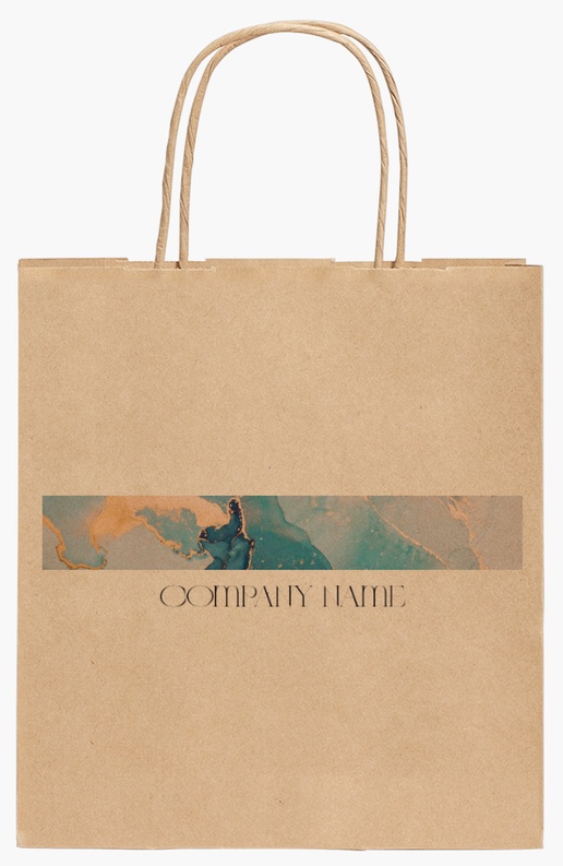 Design Preview for Design Gallery: Elegant Standard Kraft Paper Bags, 190 x 80 x 210 mm