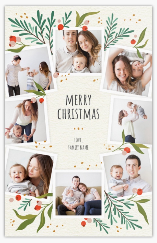 Design Preview for Christmas Postcards, 18.2 x 11.7 cm