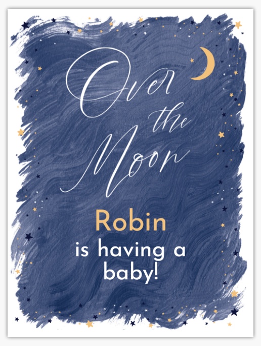 Design Preview for Baby Shower Foam Boards Templates, 18" x 24"