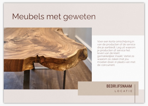 Voorvertoning ontwerp voor Ontwerpgalerij: Timmerwerk en houtbewerking Ansichtkaarten, A6 (105 x 148 mm)
