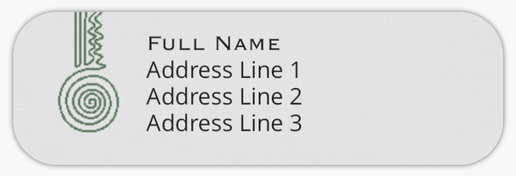 Design Preview for Security Systems Installation & Maintenance Return Address Labels Templates, White Paper
