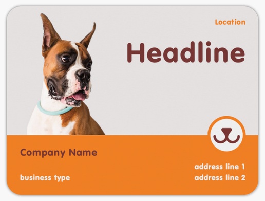 Design Preview for Boarding Kennel & Catteries Roll Labels Templates, 3" x 4"
