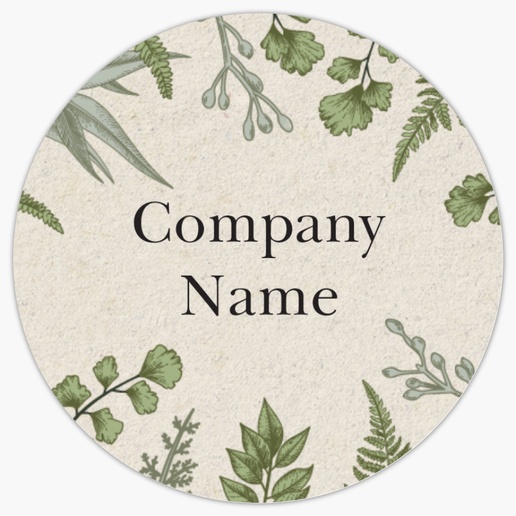 Design Preview for Custom Candle Labels, 1.5" x 1.5"