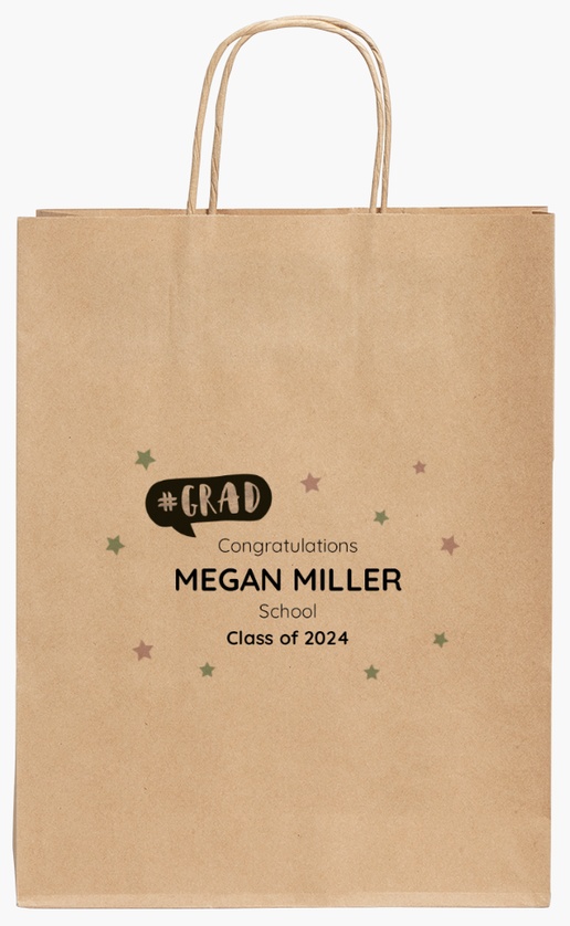 Design Preview for Design Gallery: Patterns & Textures Standard Kraft Paper Bags, 240 x 110 x 310 mm