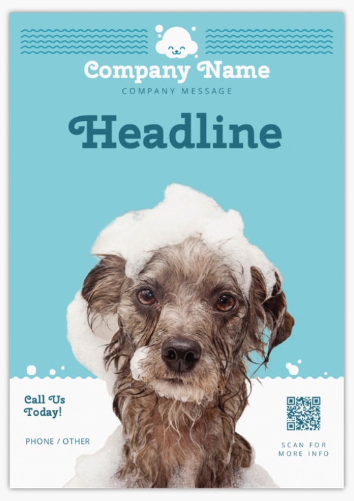 Design Preview for Design Gallery: Animals & Pet Care Postcards, A5