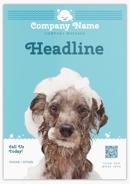 Design Preview for Design Gallery: Animals & Pet Care Postcards, A5 (148 x 210 mm)