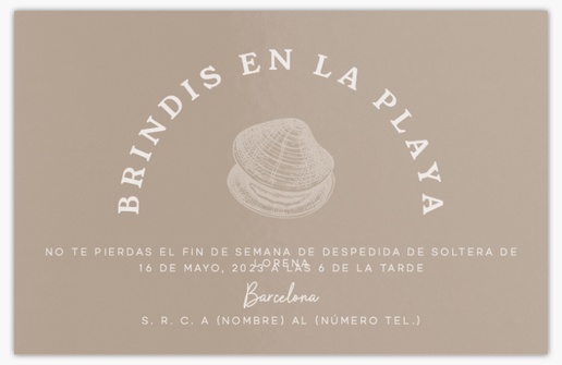 Vista previa del diseño de Galería de diseños de tarjetas e invitaciones para despedidas de soltero y soltera, Plano 18,2 x 11,7 cm