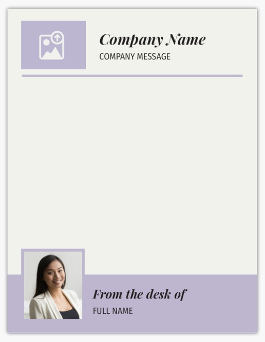 Design Preview for Business Services Personalized Note Cards Templates, Flat 5.5" x 4"