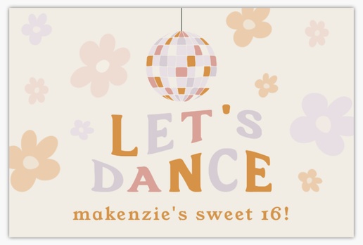 Design Preview for Sweet 16 Lawn Signs Templates, 12" x 18" Horizontal