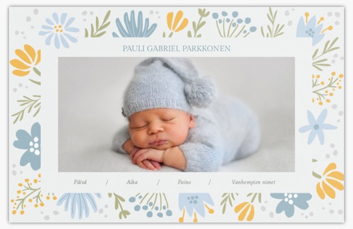 Mallin esikatselu Mallivalikoima: Poika Vauvakortti, 18.2 x 11.7 cm