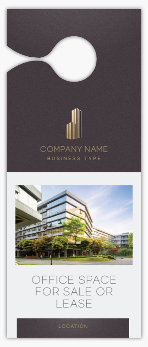 A commercial building property manager white gray design for Modern & Simple