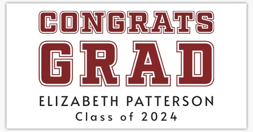 A varsity grad red gray design for Graduation