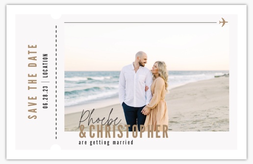 Design Preview for Design Gallery: Traditional & Classic Save the Date Cards, 4.6" x 7.2"