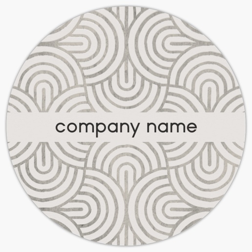 Design Preview for Carpentry & Woodworking Roll Labels Templates, 3" x 3"