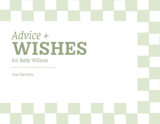 Design Preview for Baby Shower Invitations, 13.9 x 10.7 cm