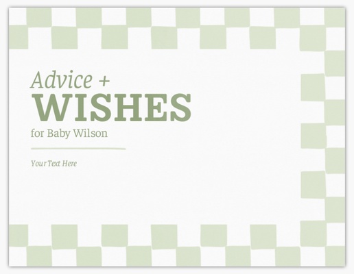 Design Preview for Baby Shower Invitations, 13.9 x 10.7 cm