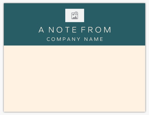 Design Preview for Business Services Personalized Note Cards Templates, Flat 5.5" x 4"