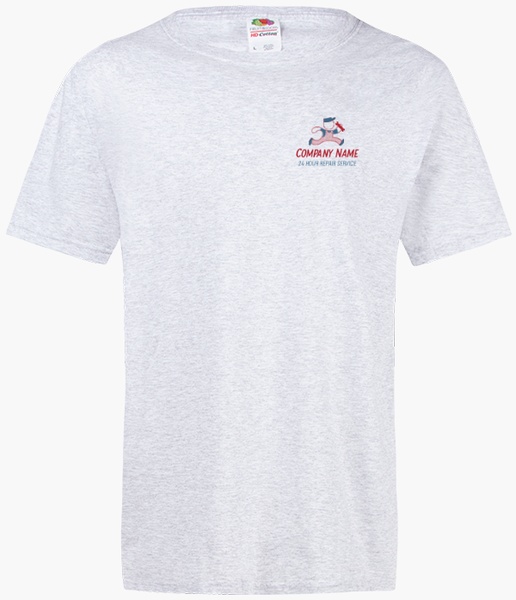 Design Preview for Construction, Repair & Improvement Fruit of the Loom® T-shirt Templates